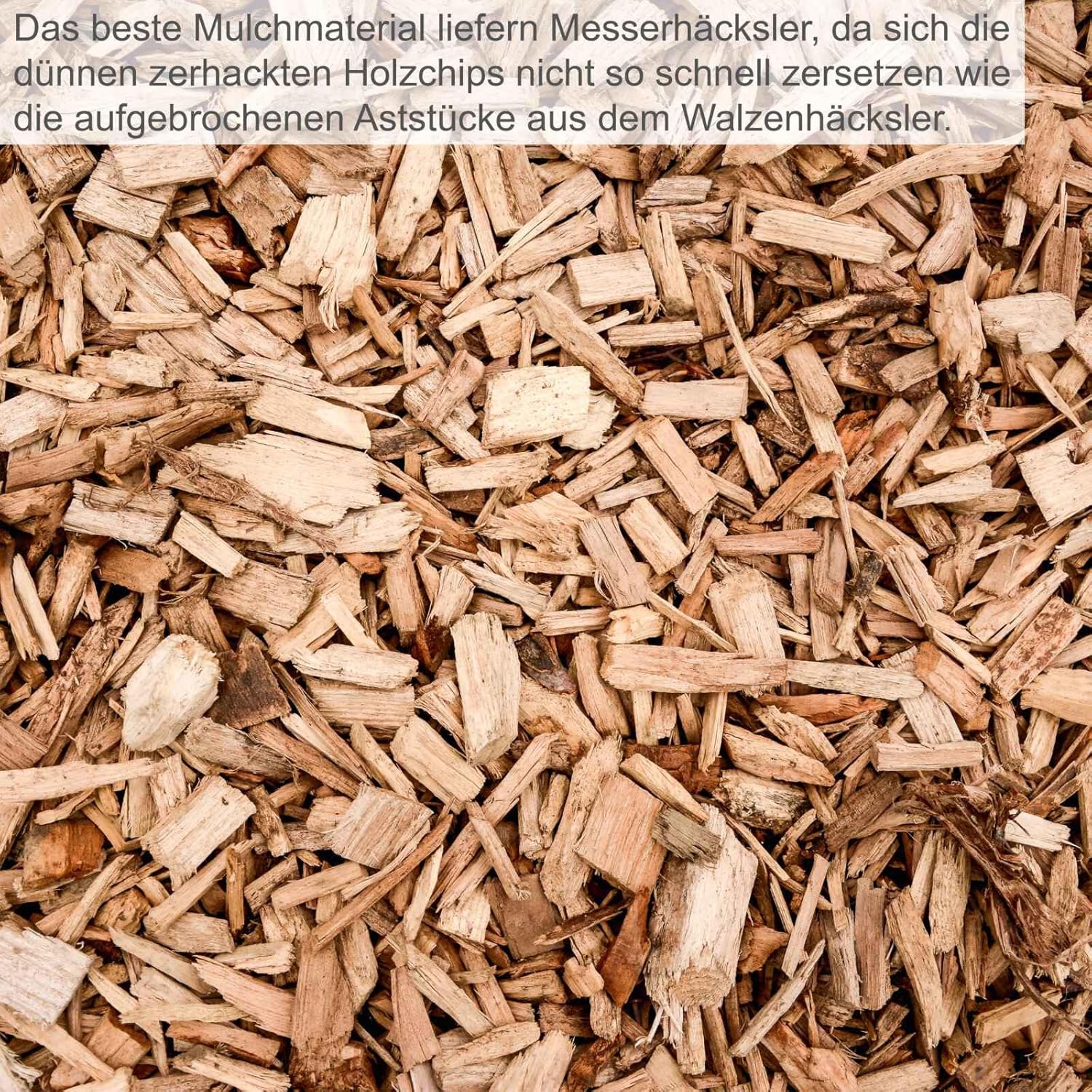 Scheppach GS55 Elektro Gartenhäcksler 2in1 Häcksler mit Fahrvorrichtung | 2400W Leistung | Schnittstärke 45mm | 45L Fangsack | 2 Messer | Selbsteinzug | inkl. 2X Fangsack & Nachstopfer