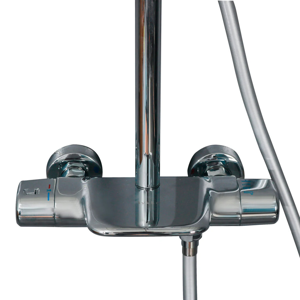 Lykke Sistema Doccia Deluxe, cromo