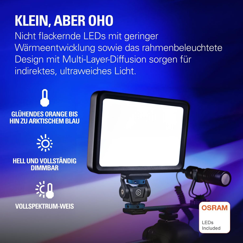 Elgato Prompter – Teleprompter mit integriertem Bildschirm für YouTube, Twitch, Zoom, Teams und mehr, unterstützt DSLR/Webcam/Smartphone, Drag&Drop-Monitoranzeige, funktioniert mit Mac/PC&Stream Deck