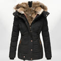 Warmer Wintermantel mit Pelz für Frauen, ideal für zustzlichen Komfort und Stil