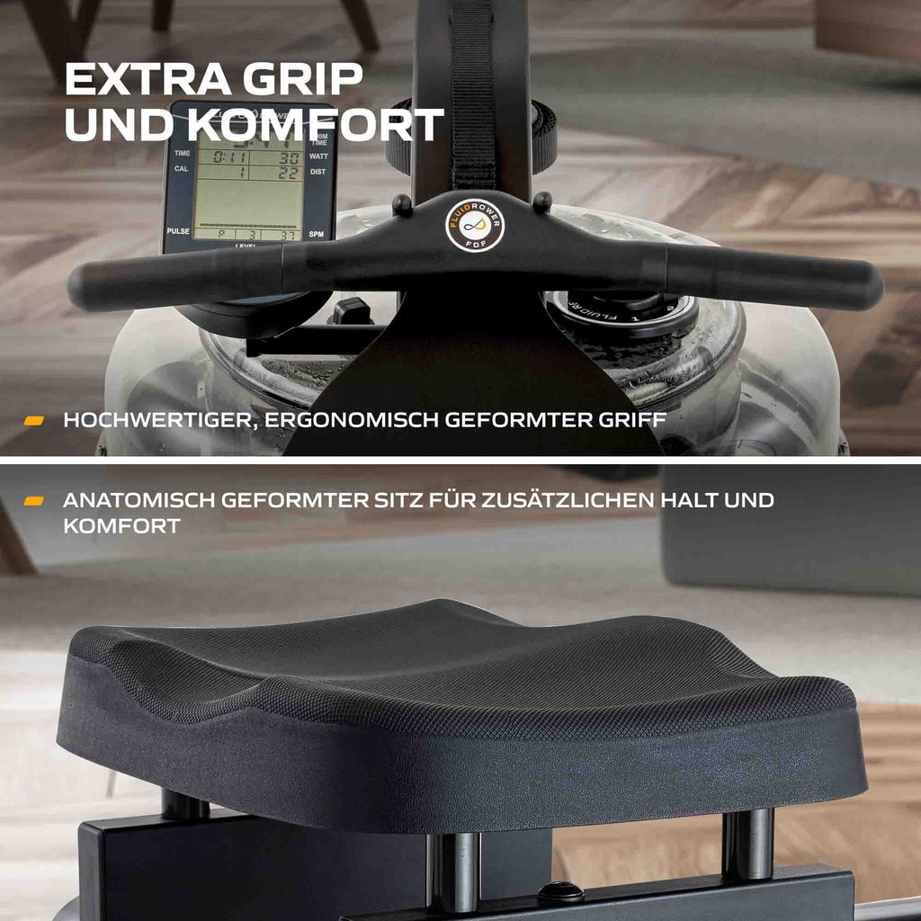Fluid Rower Remoergometro NEON Pro V Nero