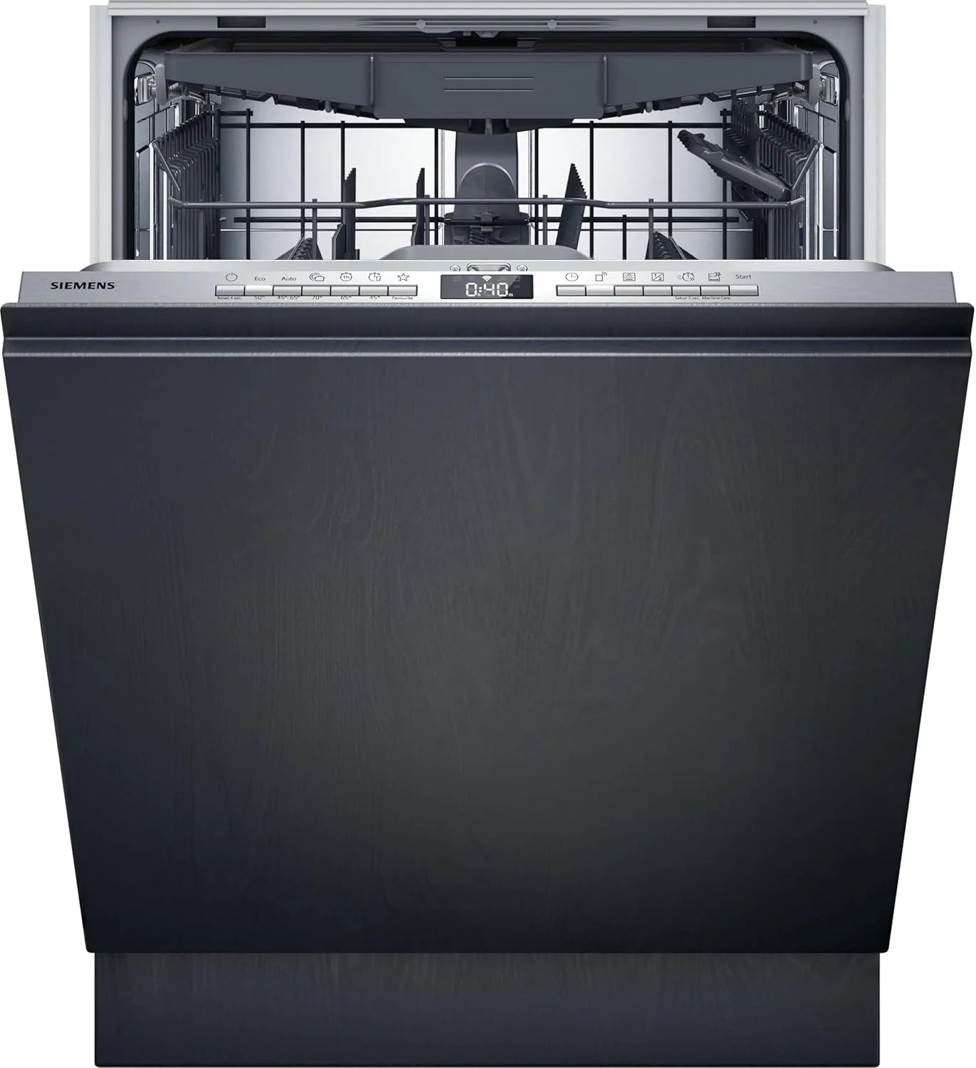 Siemens SN63EX06VE, iQ300 Smarter Lavastoviglie, Lavastoviglie a incasso totale, 60 cm, Cassetto posate, Extra silenziosa, varioSpeed, Apertura automatica porta, Triple rackMatic, infoLight, intensiveZone