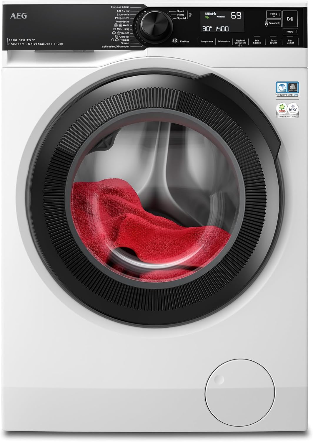 AEG L6AMZ48FL Waschmaschine / Serie 6000 mit ProSense / Mengenautomatik / 8,0 kg / 1400 U/min