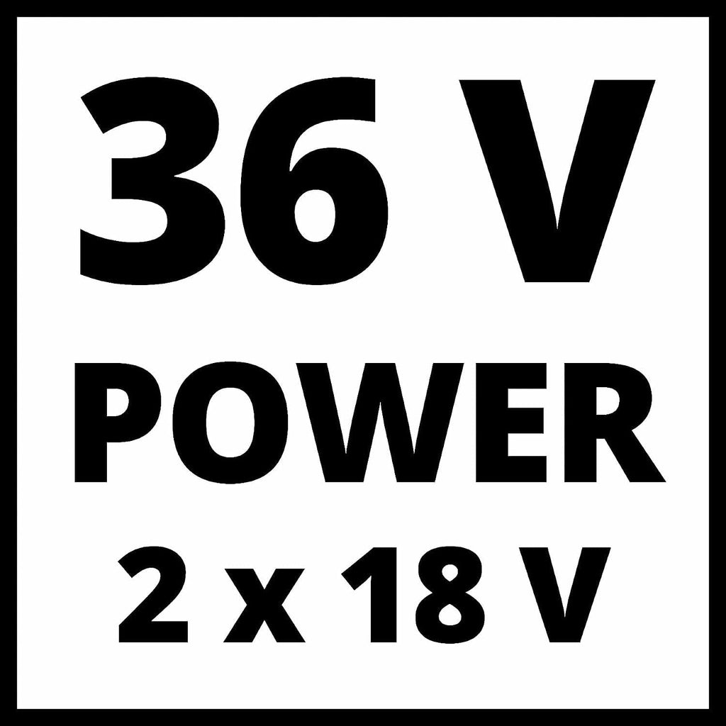 Tagliaerba a batteria Einhell GE-CM 36/37 Li-Solo Power X-Change (36 V, larghezza taglio 37 cm, fino a 400 m², cesto di raccolta 45 L, altezza taglio 25-75 mm, senza batteria)