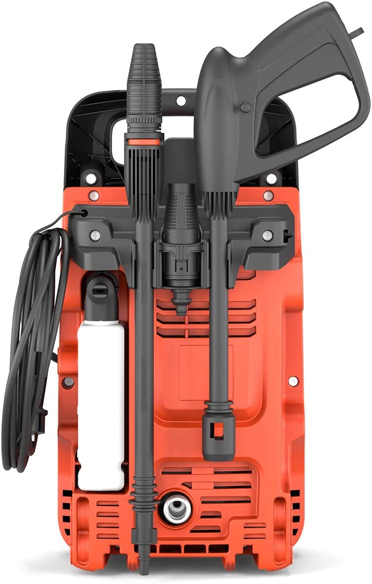 BLACK+DECKER Hochdruckreiniger BXPW2200PE mit Patio Cleaner Deluxe und Feste Bürste (2200 W, 150 bar, 440 l/h)