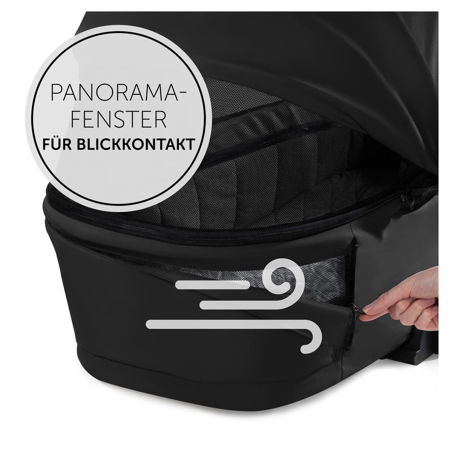 hauck Kinderwagen mit Beindecke Walk N Care ab Geburt bis 22 kg mit Liegefunktion, Becherhalter, Sitz Wendbar & Höhenverstellbar, Gummireifen, Teleskopgriff, UPF 50+, Zusammenklappbar (Dark Navy Blue9