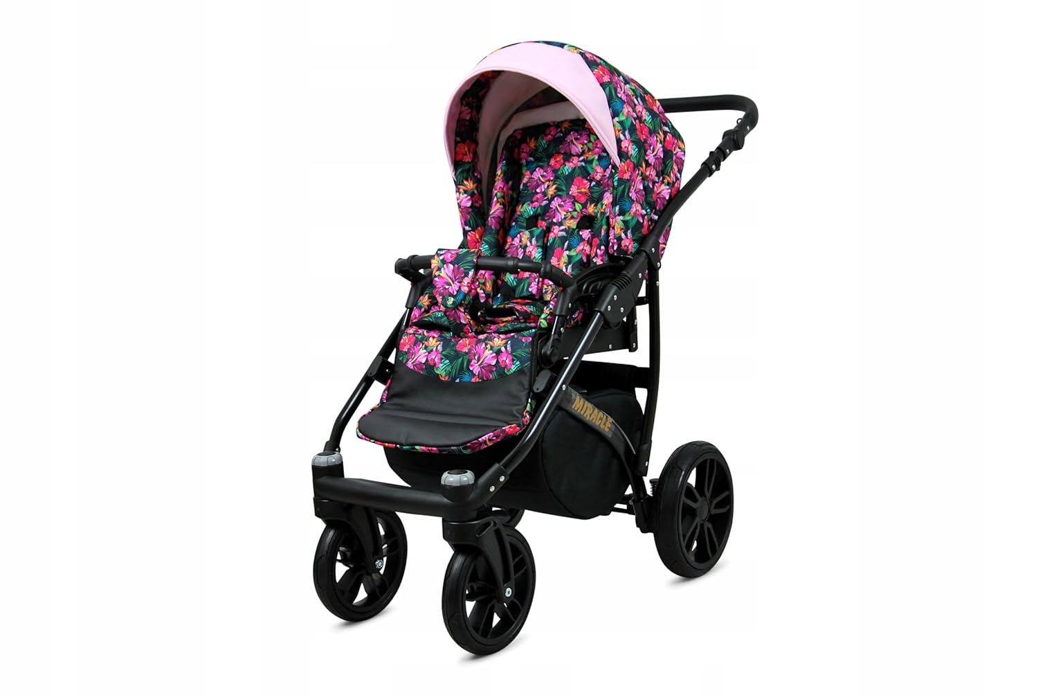 BabyLux® Bambimo Set Passeggino 3 in 1 - Optimal - incl. Navicella, Seduta Passeggino, Seggiolino Auto Ovetto - Seggiolino Auto - Set Passeggino - Passeggino Combinato con Borsa Fasciatoio, Parapioggia ecc.