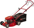 Einhell rasaerba a benzina GC-PM 46/5 S (2 kW, fino a 1.400 m², 1 cilindro, motore a 4 tempi, trazione posteriore disattivabile, regolazione centrale dell'altezza di taglio a 9 posizioni 25-80 mm)