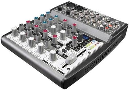 Behringer XENYX 1204USB Mixer premium a 12 ingressi 2/2-Bus con preamplificatori microfonici XENYX e compressori, EQ "britannico" e interfaccia USB/Audio