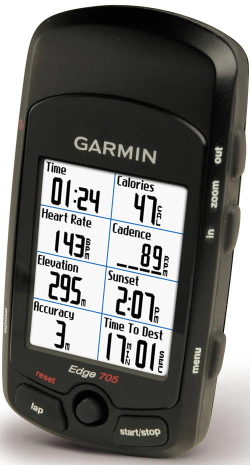 Garmin GPS Edge 705 incl. fascia toracica e sensore di cadenza