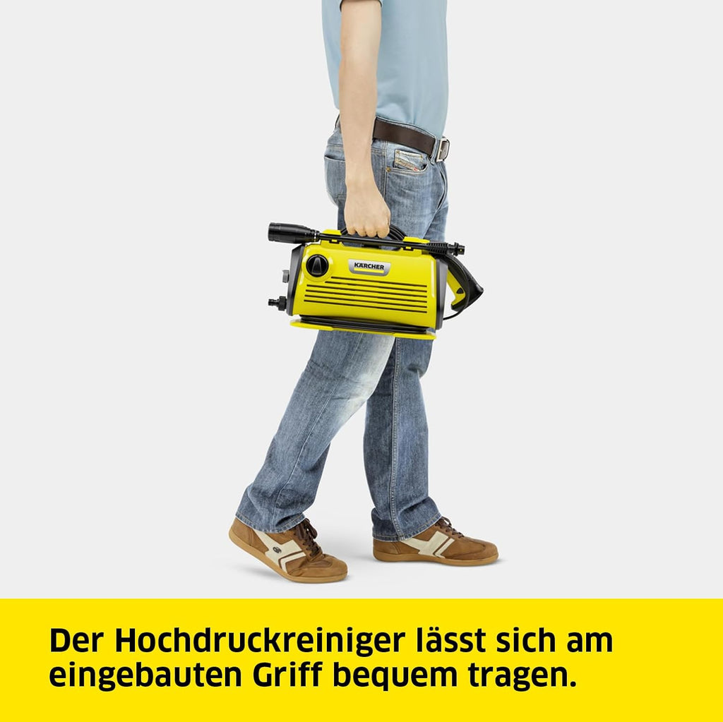 Krcher Hochdruckreiniger K 3 Power Control Home, Druck: max. 120 bar, Frdermenge: 380 l/h, Flche: 25 m/h, Wasserfilter, Gewicht: 4,4 kg, Hochdruckpistole, Dreckfrser, Strahlrohr, Home Kit