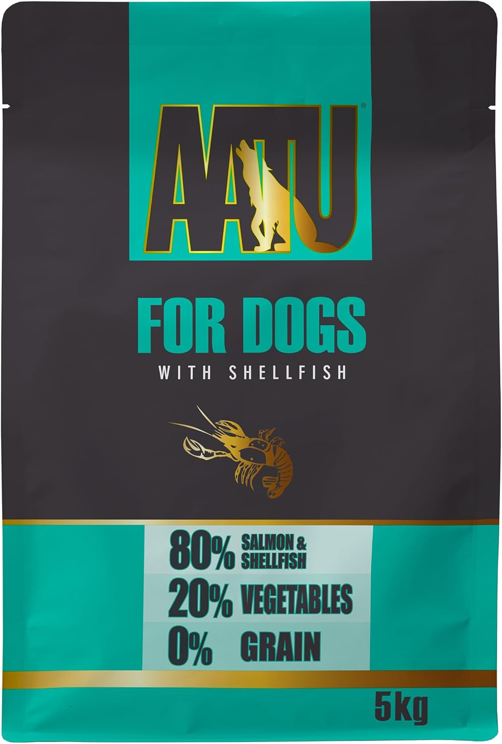 AATU Trockenfutter für Hunde, 80/20 Hundetrockenfutter mit Hühnerfleisch, Hundefutter Getreidefrei mit Hohem Proteingehalt, Natürliche Tiernahrung für Ausgewachsene Hunde Aller Rassen, 1,5 kg