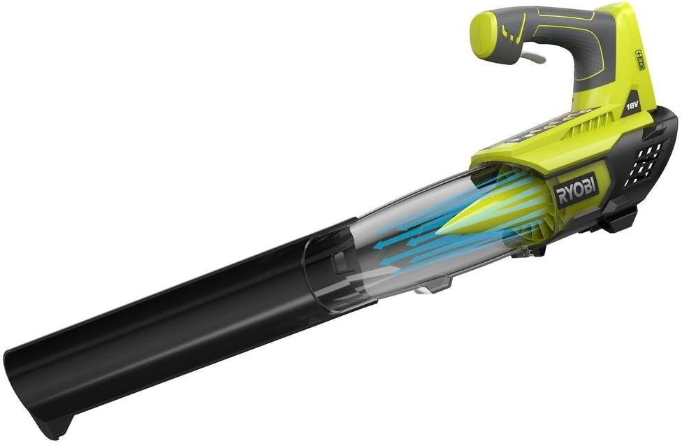 Ryobi P2108A ONE+ 100 mph 280 CFM 18-Volt Lithium-Ion Cordless Jet Fan Blower - Battery and Charger Not Included