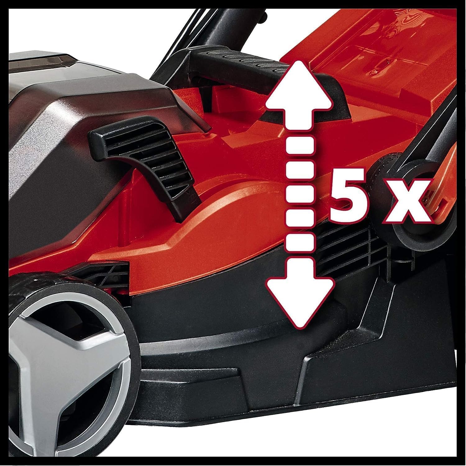 Tagliaerba a batteria Einhell GE-CM 36/34-1 Li-Solo Power X-Change (36 V, larghezza di taglio 33,5 cm, fino a 200 m², sacco di raccolta erba 30 l, altezza di taglio 25-65 mm, senza batteria)