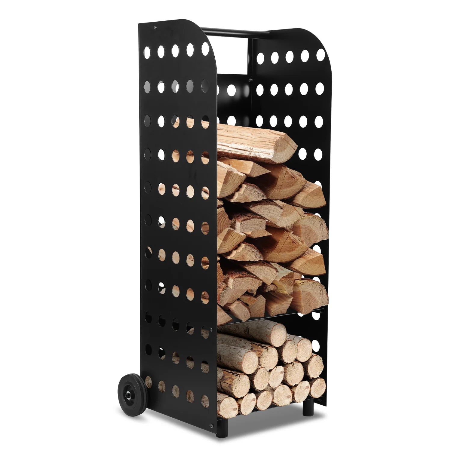 Carrello portalegna Sonnewelt, doppio strato