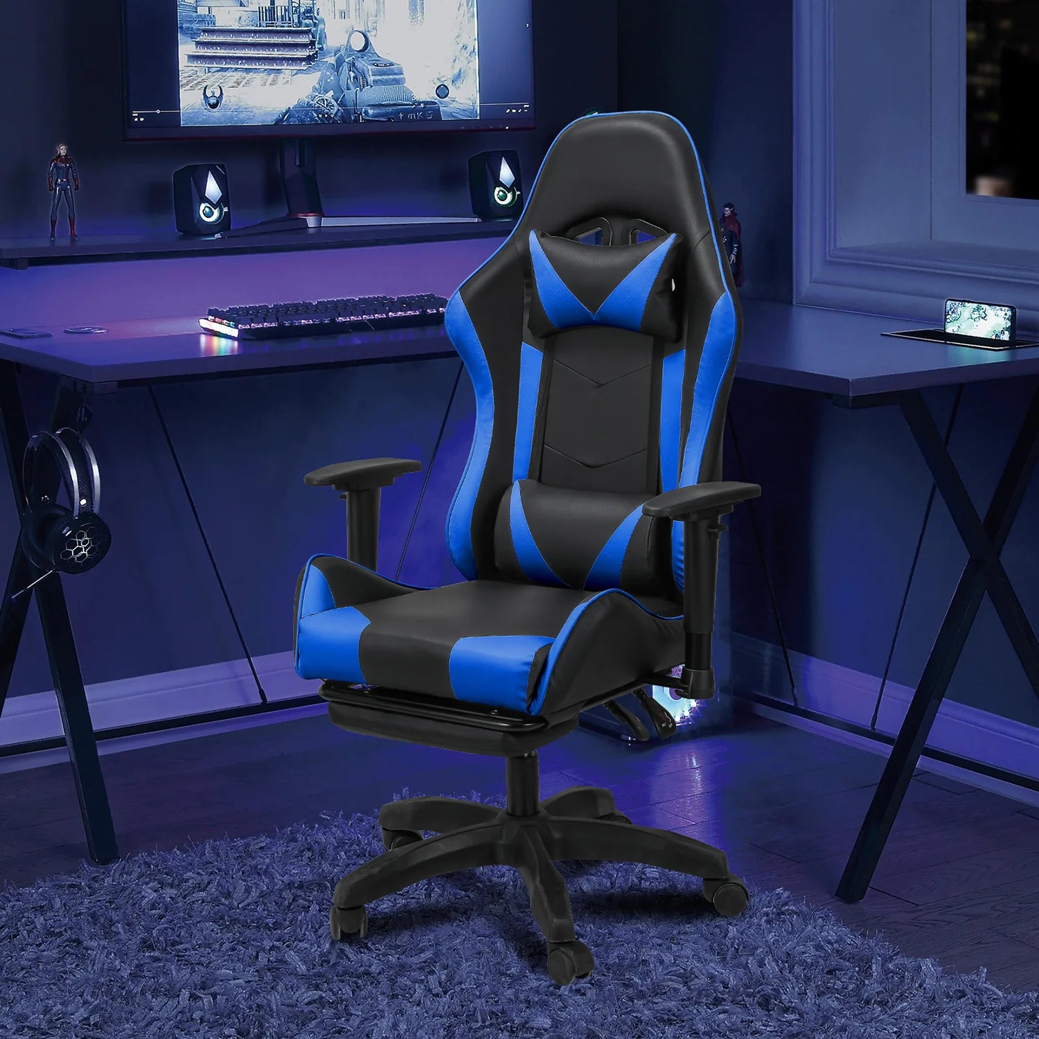 Sonnewelt Gaming Stuhl Bürostuhl Computerstuhl