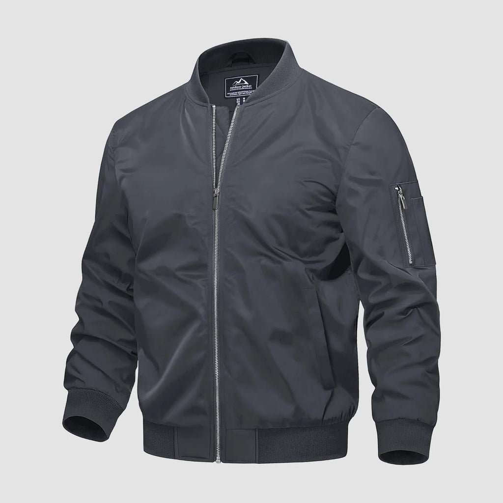 Bomber da uomo con cerniera