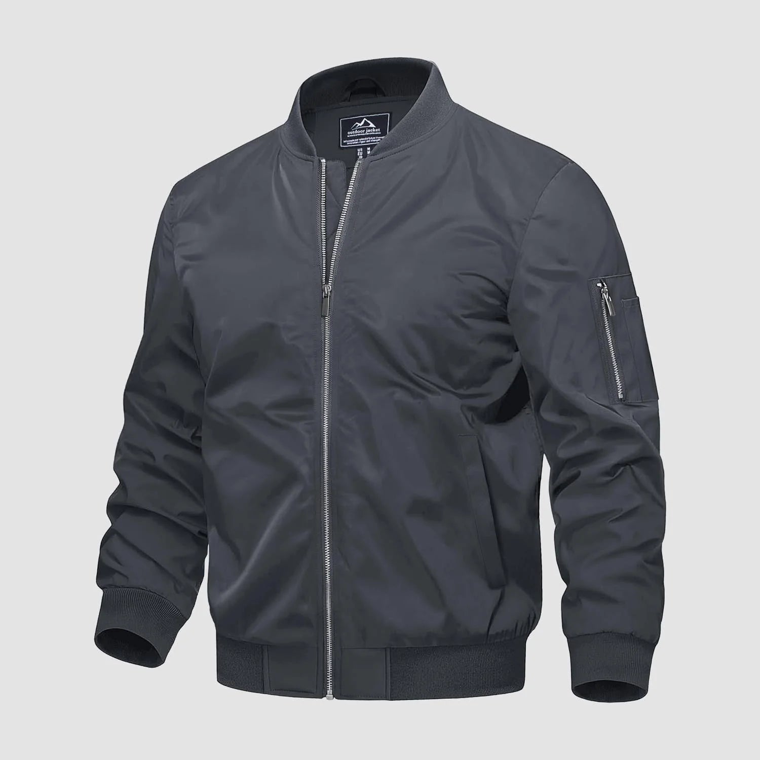 Bomber da uomo con cerniera