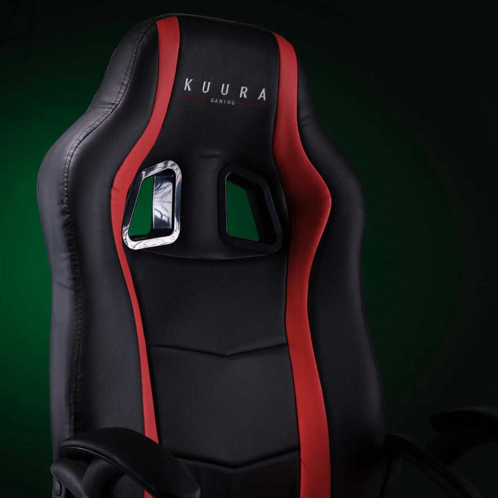 Kuura Gaming Sedia Gaming Gamer, Nero-rosso