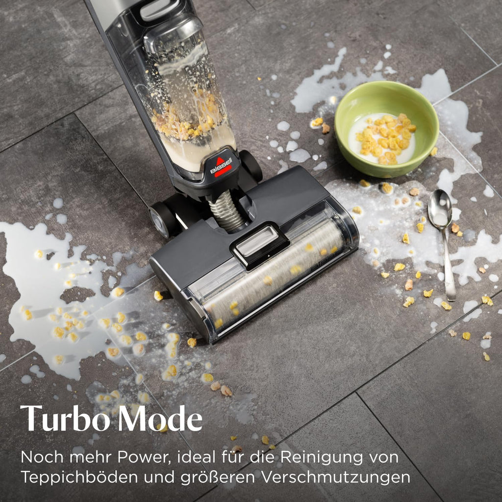 BISSELL CrossWave OmniForce, Kabelloser Nass Trockensauger, Saugen & Wischen in Einem oder nur Saugen Modus, Nasssauger mit Hoher Leistung, Waschsauger, Saugwisher, 240m Mehrflchenreinigung, 3912N