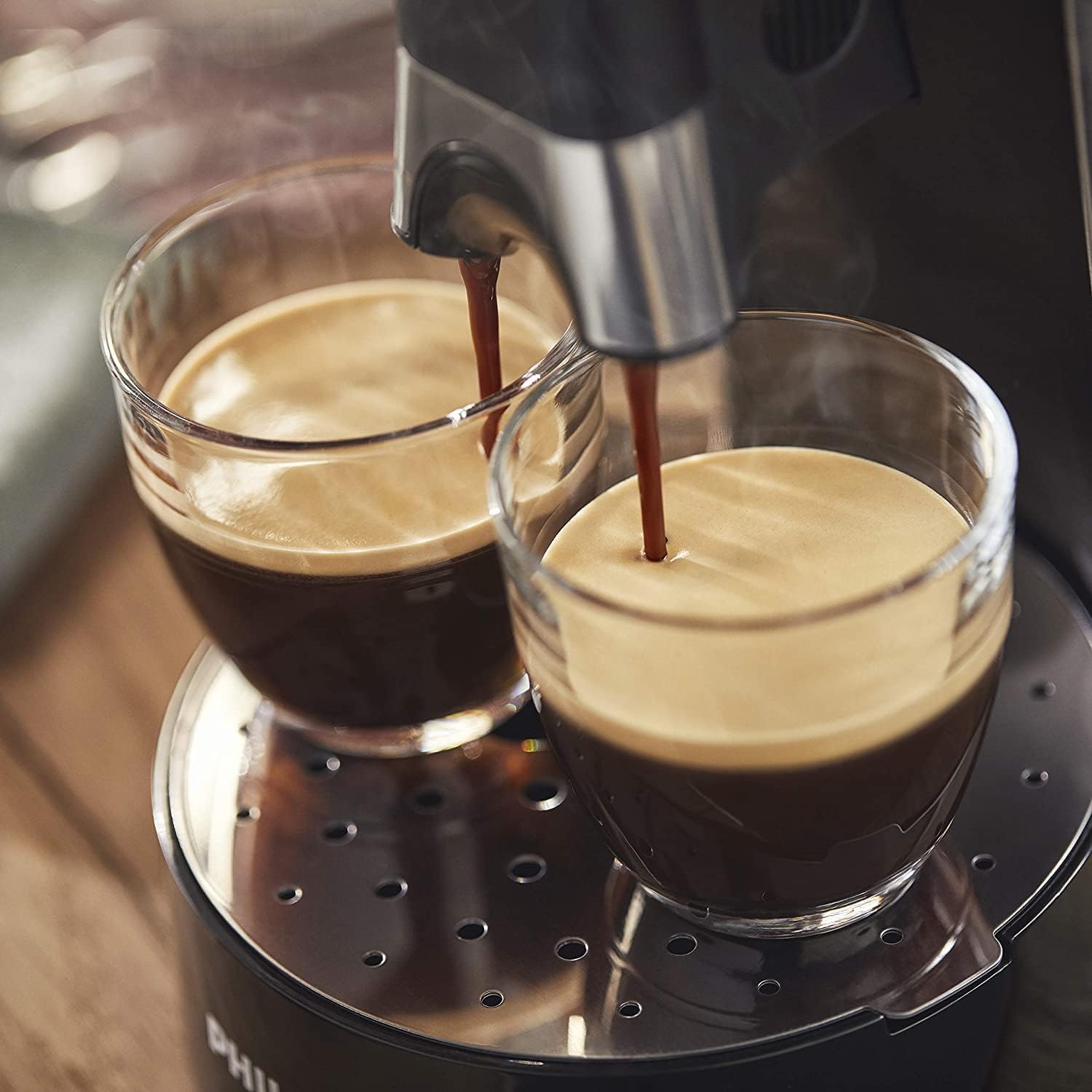 Philips Senseo Select CSA240/20 Macchina da caffè a cialde (selezione intensità Plus, funzione Memo, in plastica riciclata), Nero Eco