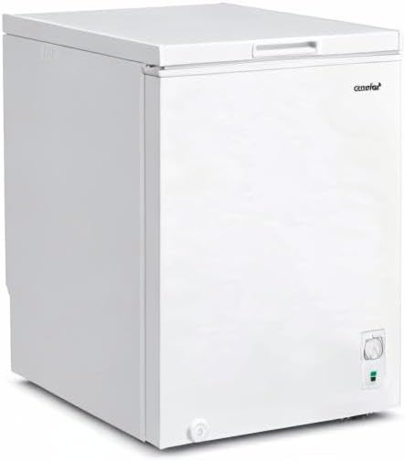 Comfee RCC100WH2(E) Congelatore a Pozzo/169 kWh/anno/85cm di altezza/99L/38dB/Bassa rumorosità/Tubo a D ad alta efficienza/Adatto a diversi scenari d'uso/Termostato regolabile/Bianco