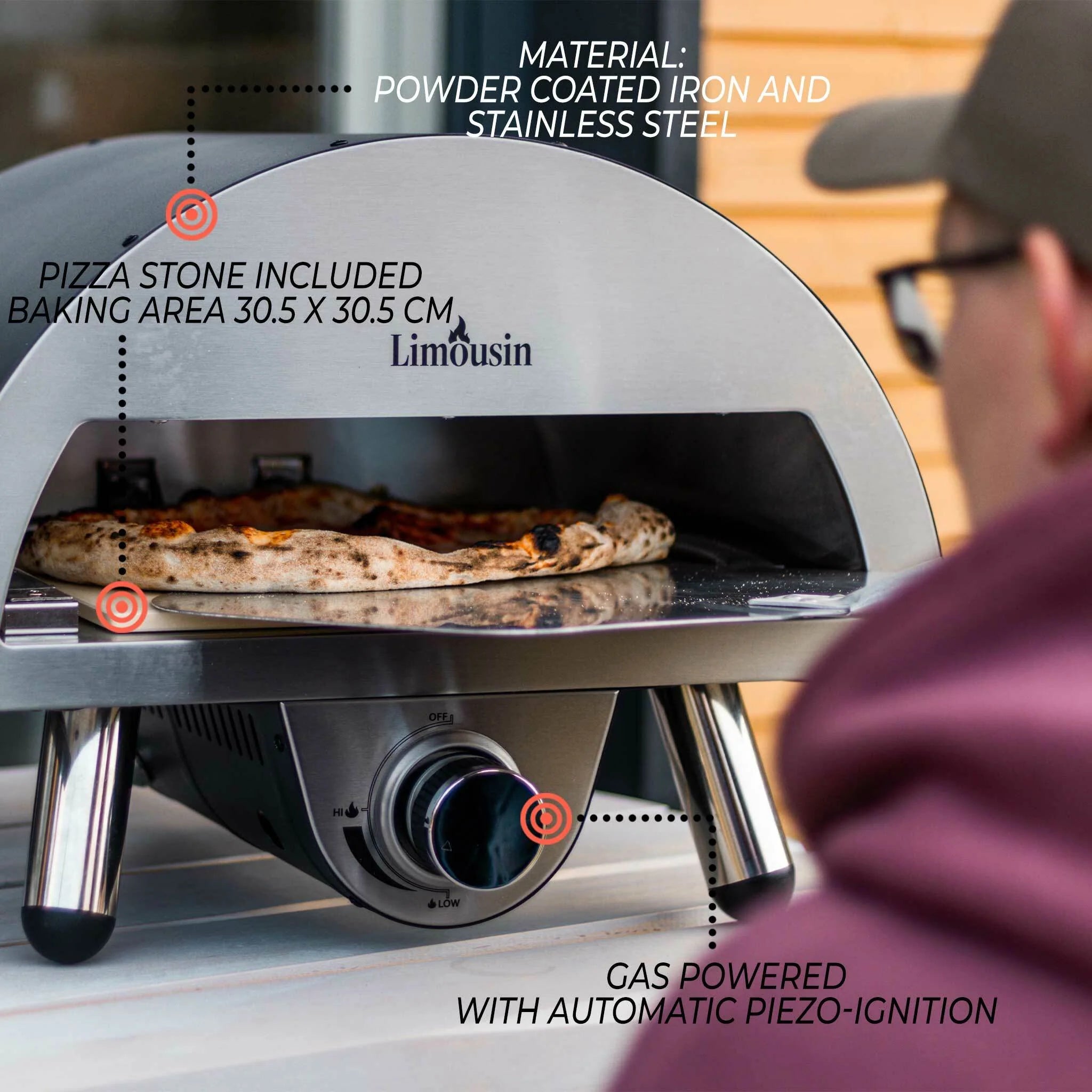 Forno per pizza Limousin Premium 12