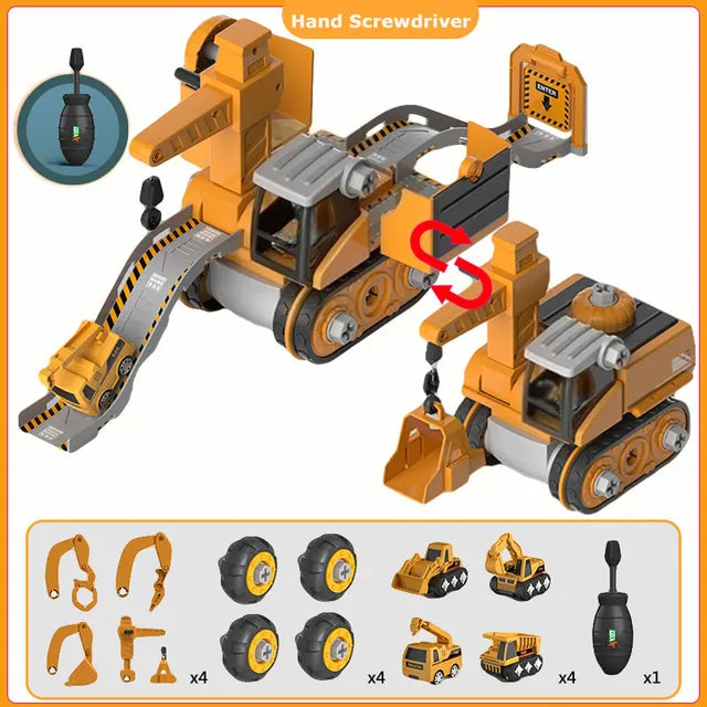Set da Ingegnere Mastro Costruttore - Kit da Costruzione per Principianti - Giocattolo da Cantiere