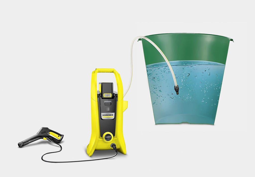 Idropulitrice a batteria Kärcher K 2 Battery da 36 V, pressione: 110 bar, lancia a getto singolo, ugello rotante, raccordo per tubo da giardino A3/4, peso: 4,5 kg, compatibile con la batteria Kärcher da 36 V, senza batteria