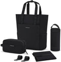 Kapten & Son Rucksack Lindby Diaper Set 12 L | 2in1 Wickelrucksack & Wickeltasche mit Kinderwagen- und Kofferbefestigung | inklusive Kulturtasche, Wickelunterlage & isolierter Flaschenhalter