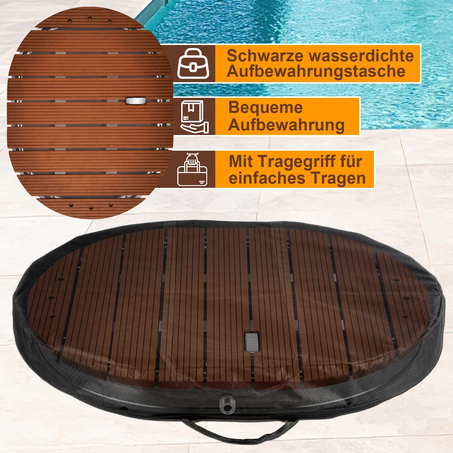 Sonnewelt Doccia da Giardino a Pavimento con Furad e Ugelli in Rame