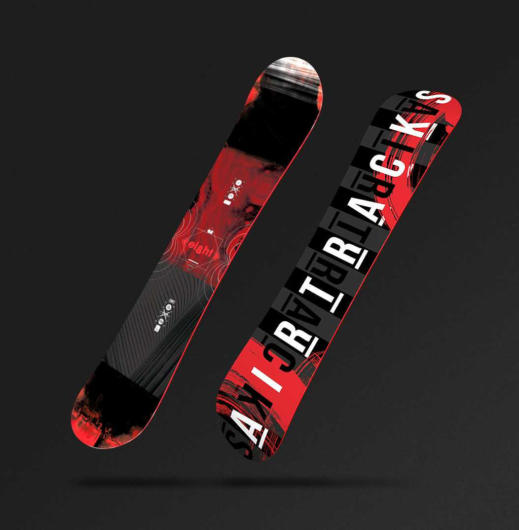Herren Snowboard Eight Hybrid Rocker Wide