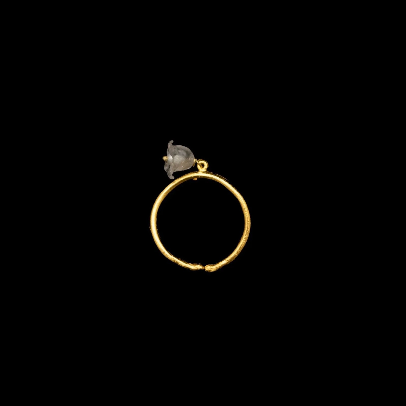 Mughetto - Vermeil - Anello con un fiore