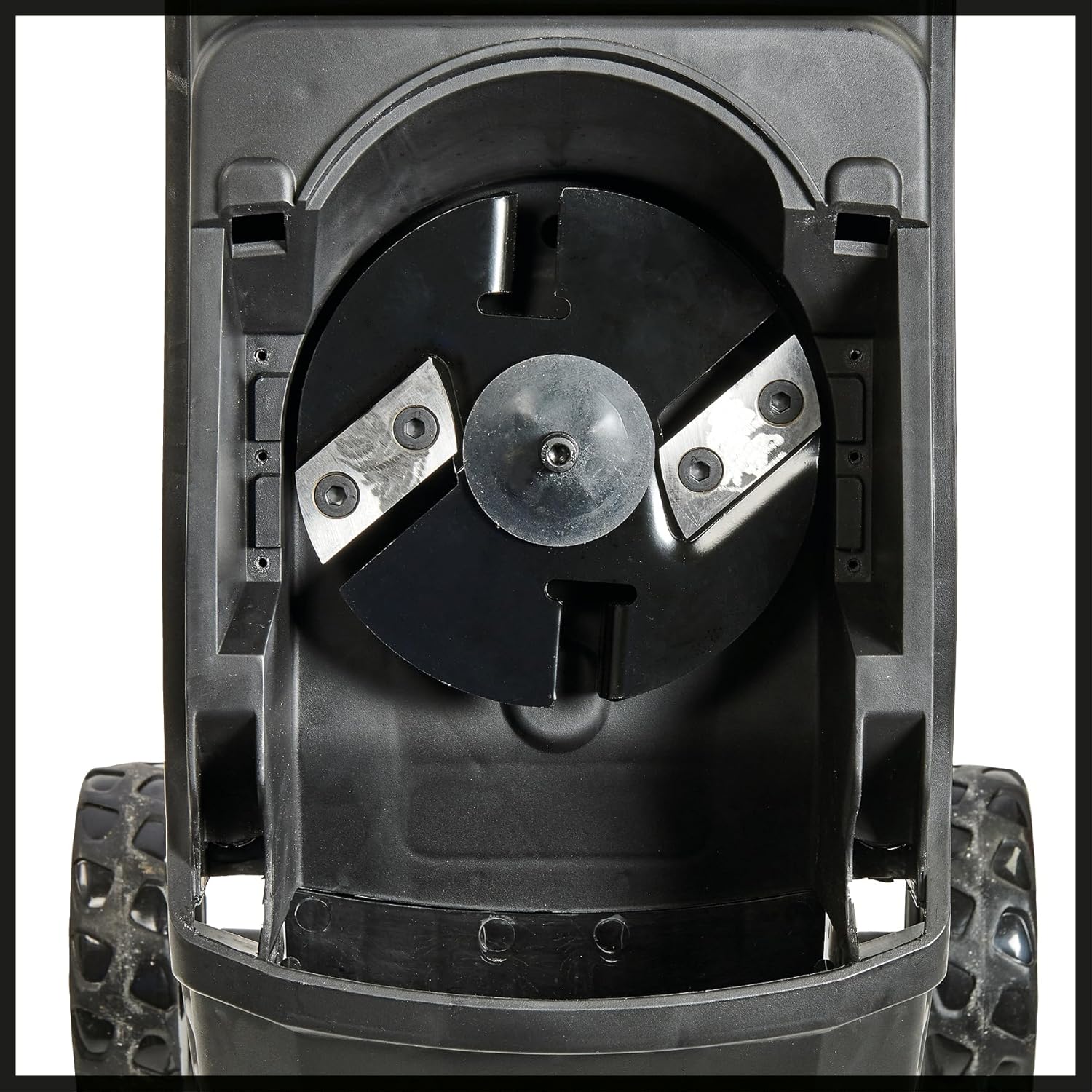 Trituratore elettrico a lama Einhell GC-KS 2540 (2 lame reversibili in acciaio speciale, ampia apertura a imbuto, interruttore di protezione motore, sacco di raccolta, maniglia di trasporto inclusa pressa), rosso