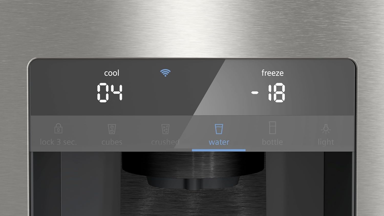 Frigorifero Multic дверный SIEMENS KF96NVPEA iQ300, 183 x 91 cm, 405 L di refrigerazione e 200 L di congelamento, hyperFresh per una freschezza più duratura, noFrost per non sbrinare mai più, superCooling per un raffreddamento più rapido