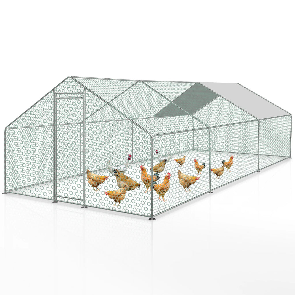 Sonnewelt Hühnerstall mit PE-Farbtuch 3x6x2m