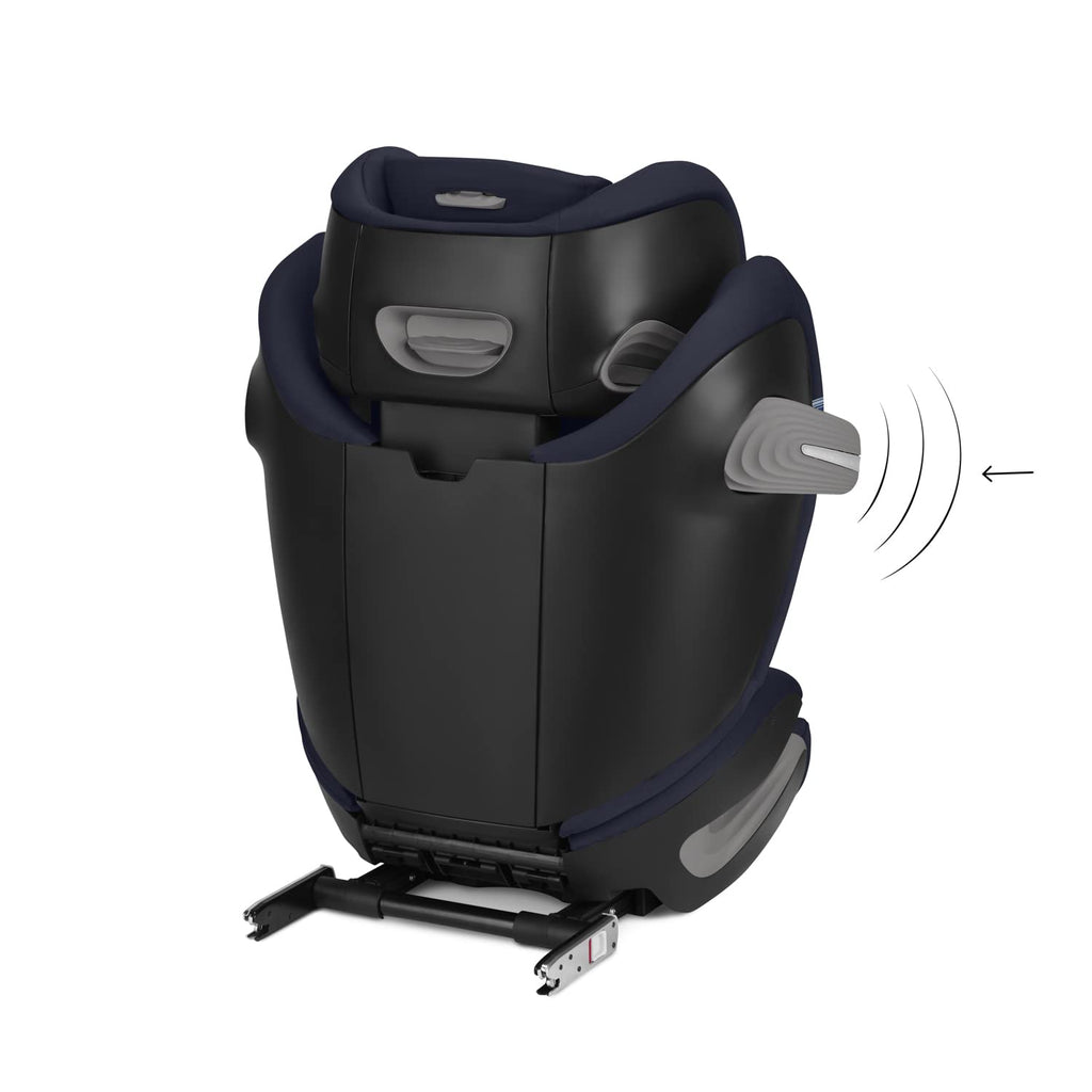 CYBEX Gold Seggiolino auto Solution S2 i-Fix, Per auto con e senza ISOFIX, 100-150 cm, Da 3 a 12 anni circa (15-50 kg), Lava Grey