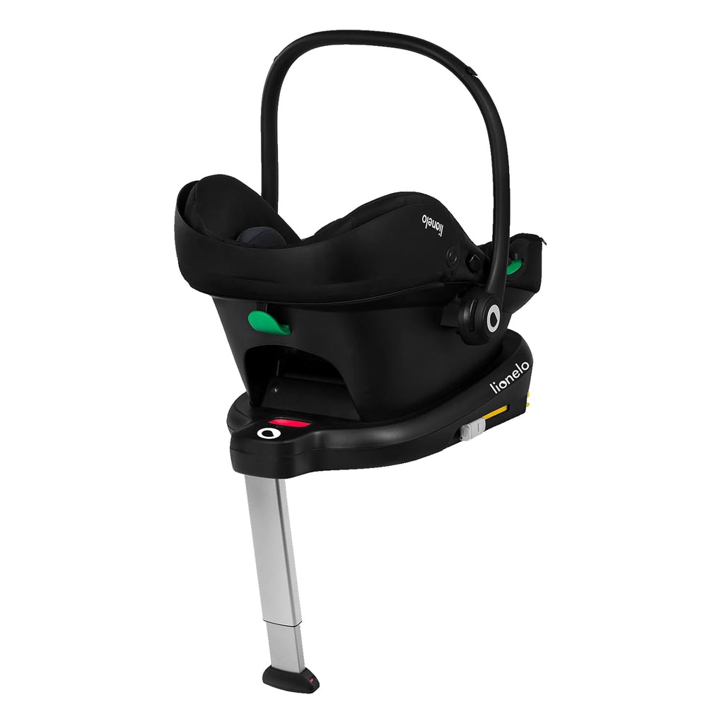 LIONELO ASTRID i-Size SET Seggiolino Auto con Base 40-87 cm Ovetto ISOFIX, Cinture a 3 Punti, Protezione Laterale, Riduttore Dri-Seat, i-Size R129