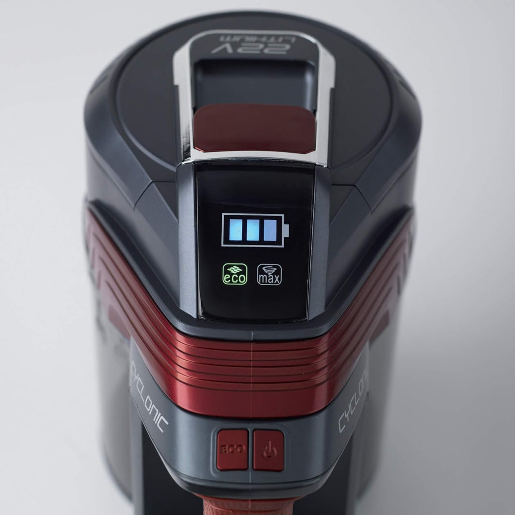 Ariete, 2761 Handy Force, scopa elettrica con filo 2 in 1, aspirapolvere e aspirabriciole, filtro HEPA, tecnologia ciclonica, senza sacco, spazzola tradizionale, tubo telescopico, rosso/nero