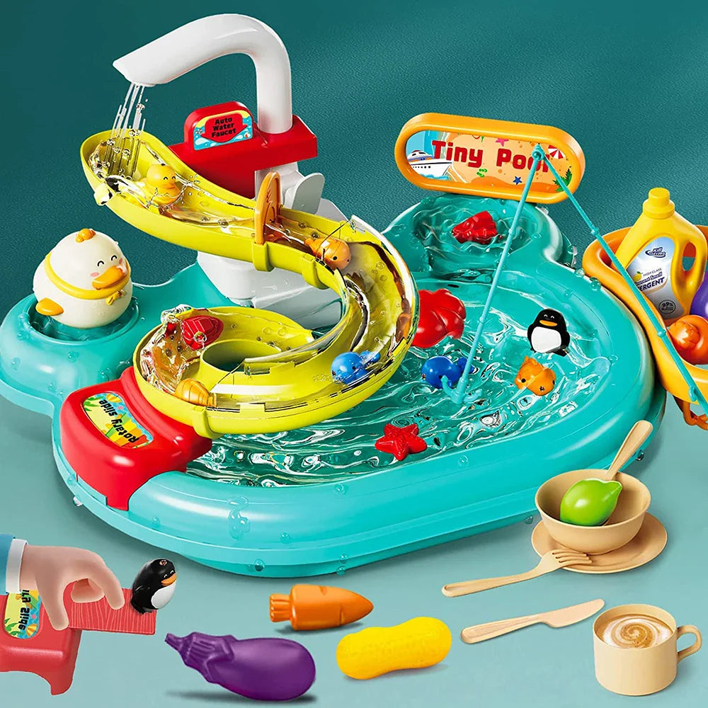 Cucina Giocattolo - Divertimento acquatico per tutti - Set Cucina Giocattolo