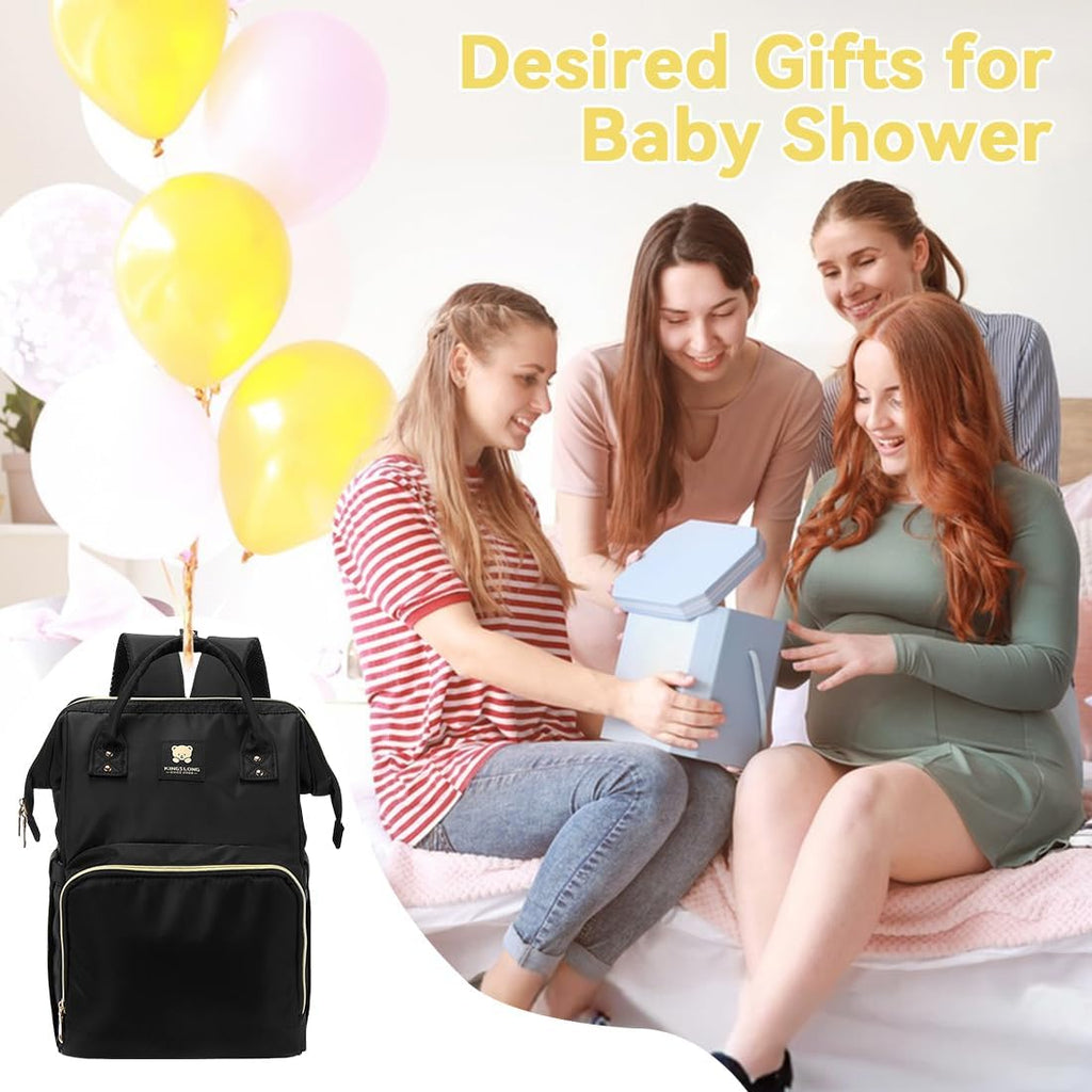 Luvsway Wickeltasche, Reise-Babytaschen für neue Mutter, 16 Taschen, große Kapazität, multifunktionaler Umstandsrucksack, tragbare Handtaschen-Rucksäcke für Kinderwagen, Babyparty-Geschenke für