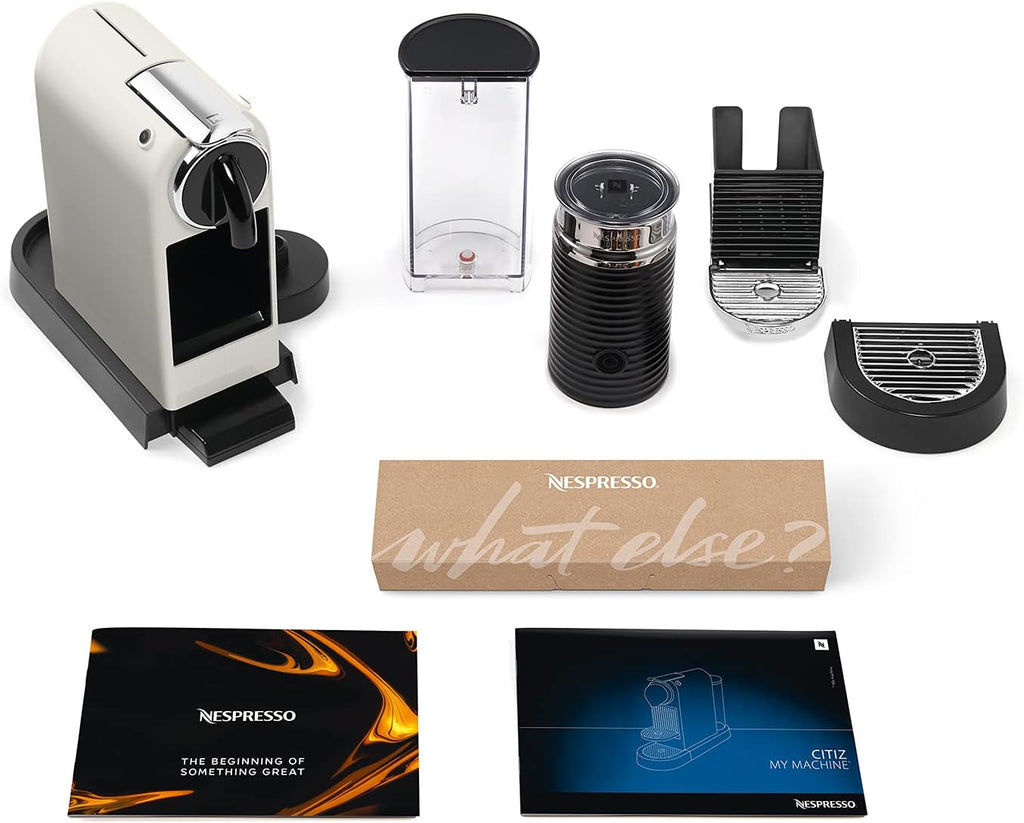 Nespresso De'Longhi EN267.BAE Citiz Macchina da Caffè con Montalatte, Funzione di Risparmio Energetico, 1710W, 1 Litro, 37.2 x 21.8 x 27.7 cm, Nero