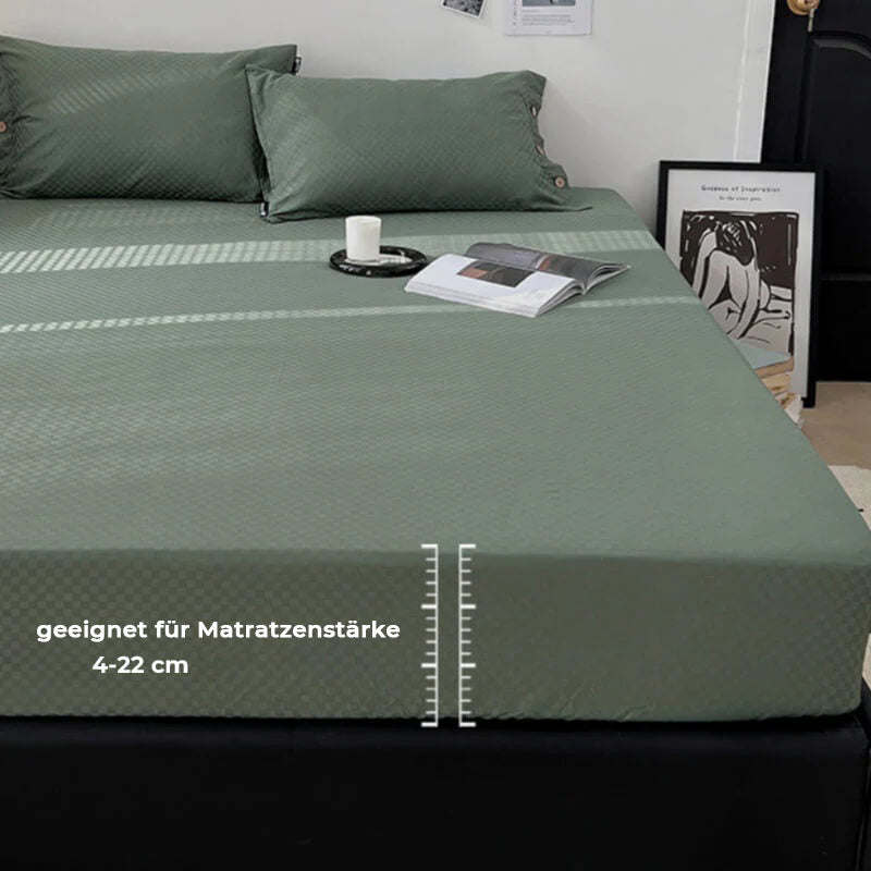 Luxurises Hautfreundliches Spannbettlaken-Set aus 100er Langstapel-Baumwolle