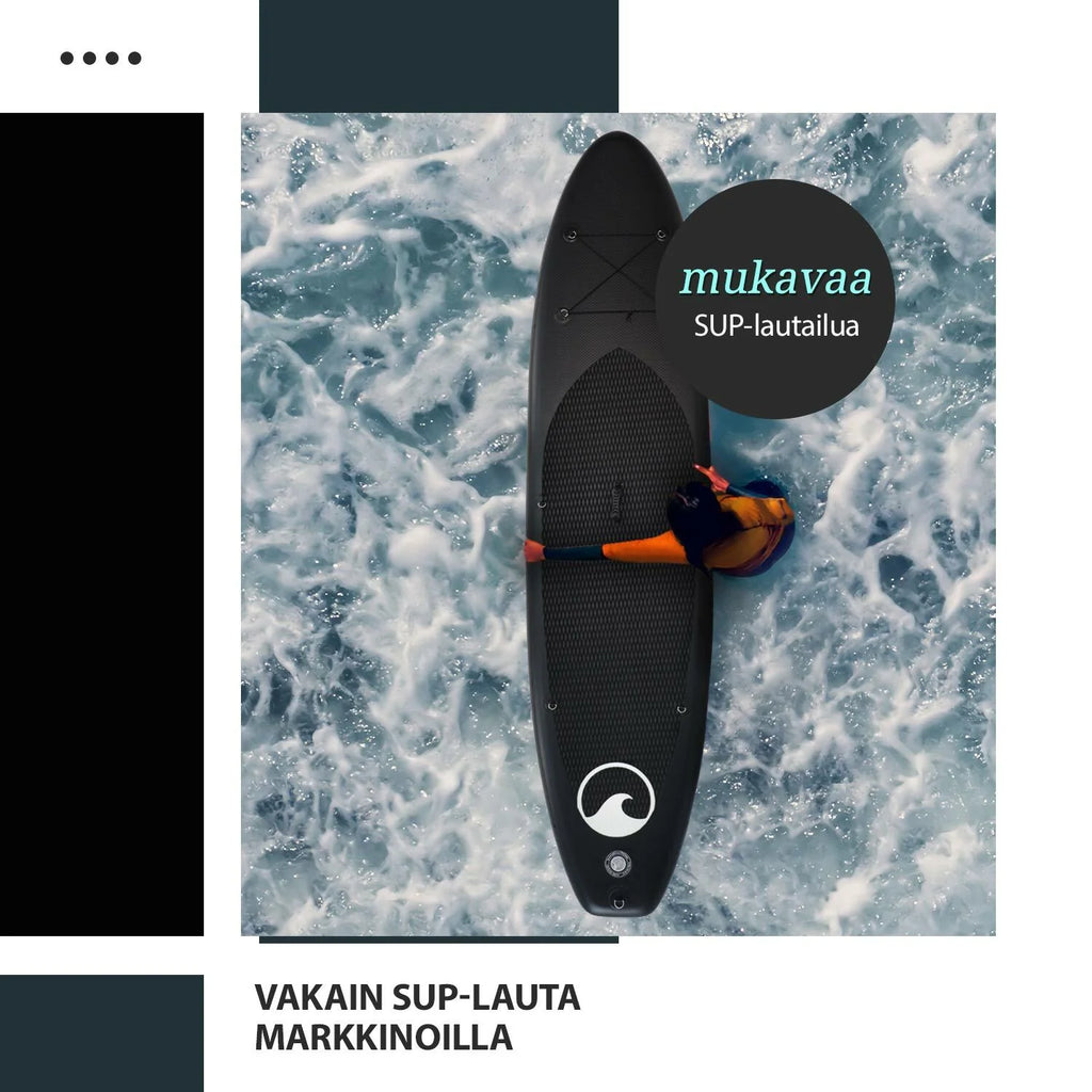 Deep Sea SUP Board Set XXL (330cm), schwarz