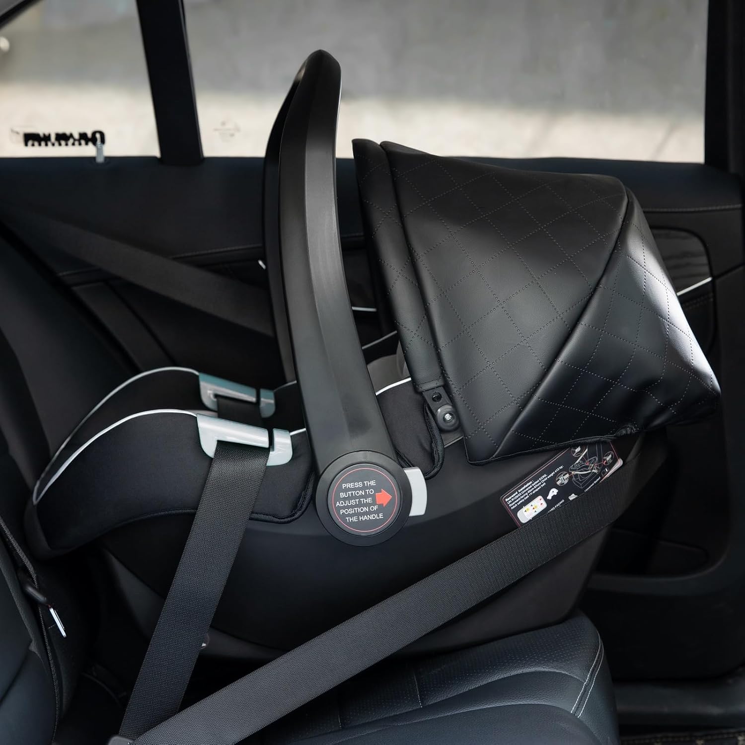 Gcarebb Passeggino 3 in 1, Buggy con Ovetto, Set Completo Passeggino Regolabile in Altezza, Passeggino Combinato con Telaio in Alluminio per Neonati 0-4 Anni