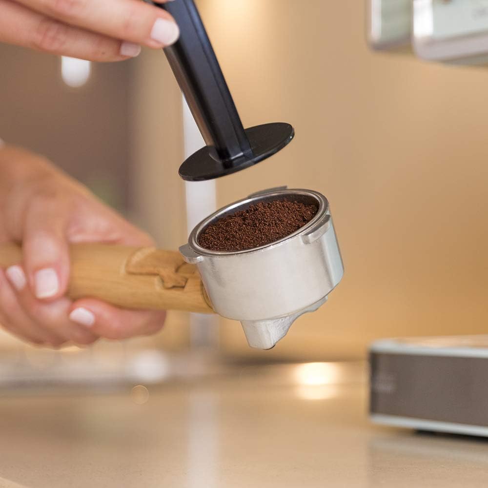 Cecotec Cumbia Power Espresso 20 Barista Aromax Caffettiera. Potenza 2900 W, 2 sistemi di riscaldamento, pompa a pressione da 20 bar, manometro, portafiltro a doppia uscita e 2 filtri (Tradizionale)