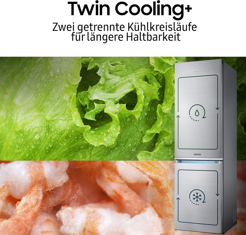/ RL38A7B5BS9/EG / Fridge and Freezer Combination / 203 cm Height.
