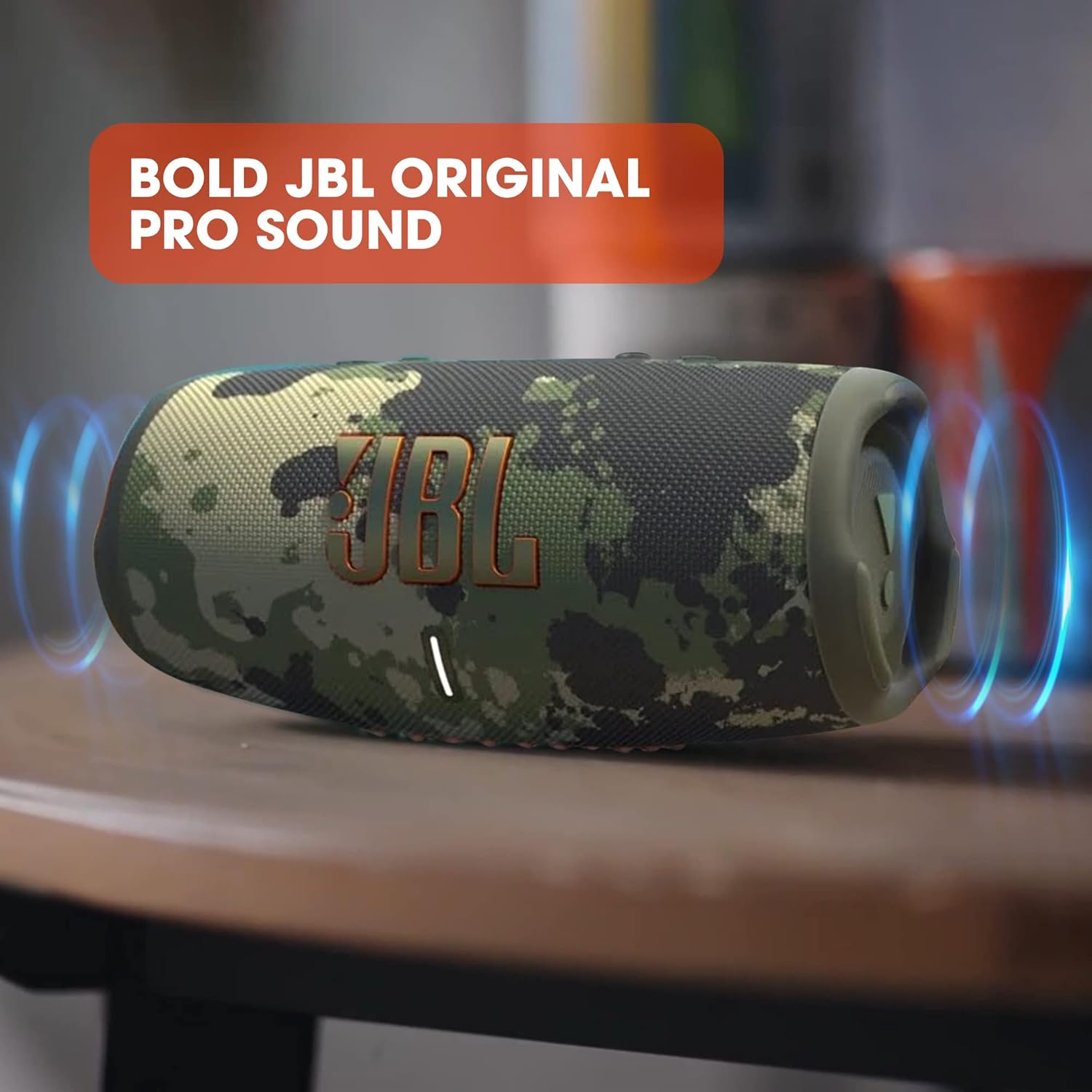 JBL Charge 5 altoparlante Bluetooth nero – Boombox portatile e impermeabile con power bank integrato – Fino a 20 ore di riproduzione musicale wireless con una sola carica della batteria