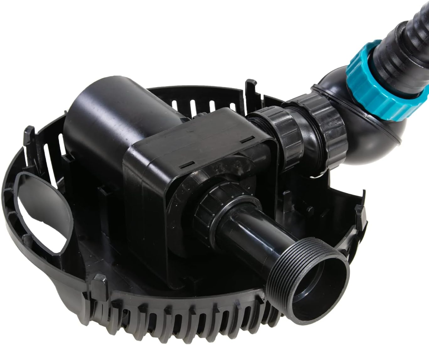 AquaForte O-16.000 Teichpumpe, 180 Watt, Maximale Fördermenge 15.5 m3 pro Stunde, maximale Förderhöhe 5.5 Meter, Kabellänge 10 Meter, A-synchronmotor, pumpt Schmutzpartikel bis zu 6 mm