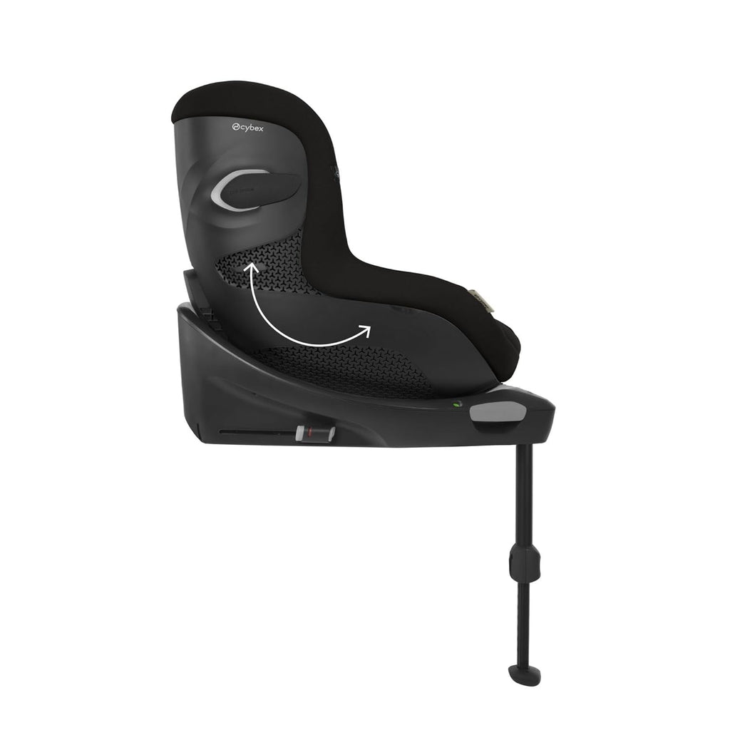 Seggiolino auto CYBEX Gold Sirona Gi i-Size Plus con base, Da 3 mesi a 4 anni circa (Dalla nascita con inserto per neonati), Max. 20 kg, 61-105 cm (Da 40 cm con inserto per neonati), Stormy Blue
